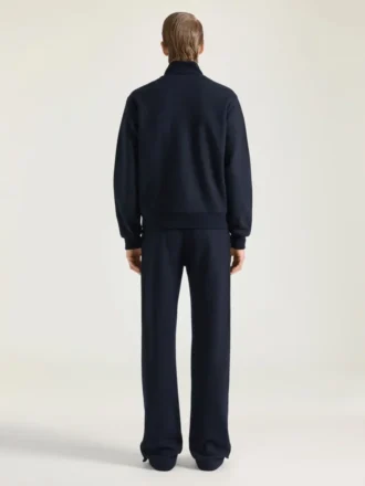 Sudadera con cremallera de lana y cachemira con parche de Givenchy