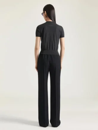 Pantalones pitillo entallados de lana