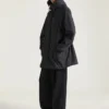 Parka con costuras de alta costura