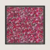 Pañuelo cuadrado de seda con estampado floral