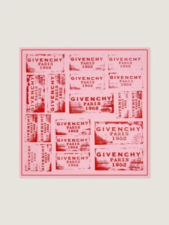 Pañuelo cuadrado de seda con estampado Givenchy
