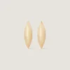 Pendientes Cocoon de metal