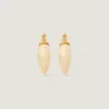 Pendientes Cocoon de metal