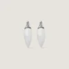Pendientes Cocoon de metal
