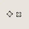 Pendientes Deconstructed Crystals en metal y cristales Pendientes Deconstructed Crystals en metal y cristales