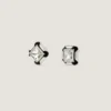 Pendientes Deconstructed Crystals en metal y cristales Pendientes Deconstructed Crystals en metal y cristales