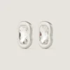 Pendientes esculturales de cristal en metal y cristales Pendientes esculturales de cristal en metal y cristales