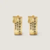 Pendientes Givenchy Tape en metal y esmalte