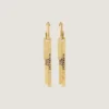 Pendientes Givenchy Tape en metal y esmalte Pendientes Givenchy Tape en metal y esmalte