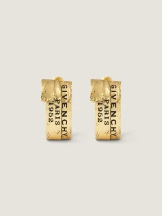 Pendientes Givenchy Tape en metal y esmalte