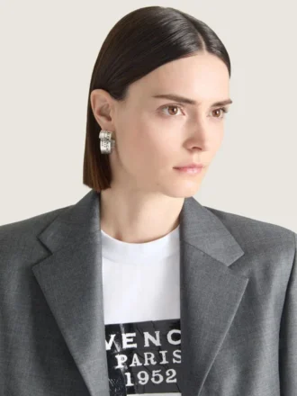 Pendientes Givenchy Tape en metal y esmalte
