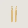 Pendientes Givenchy Tape en metal y esmalte Pendientes Givenchy Tape en metal y esmalte