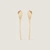 Pendientes Maple Seed en metal Pendientes Maple Seed en metal