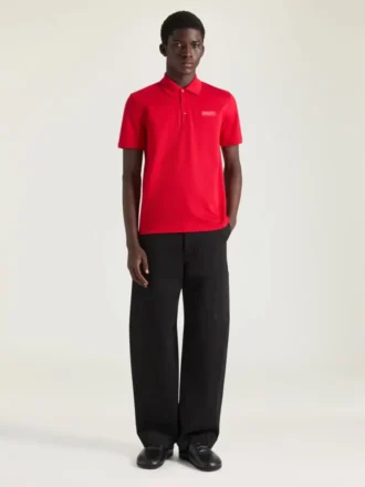 Polo de algodón con grosgrain de Givenchy Paris