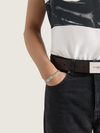 Pulsera de cinta Givenchy en metal y esmalte