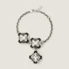Pulsera Deconstructed Crystals en metal y cristales Pulsera Deconstructed Crystals en metal y cristales