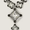 Pulsera Deconstructed Crystals en metal y cristales Pulsera Deconstructed Crystals en metal y cristales
