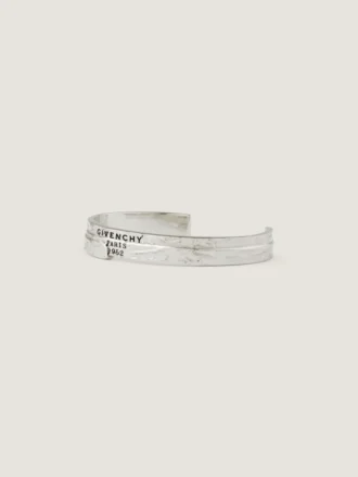 Pulsera tipo brazalete Givenchy Tape en metal y esmalte