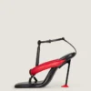 Sandalias de tacón bicolor Boudoir en piel napa Sandalias de tacón bicolor Boudoir en piel napa