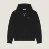 Sudadera con capucha y costuras de alta costura en felpa bordada con «Givenchy Paris»