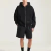 Sudadera con capucha y cremallera «Couture Seam» en tejido scuba