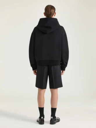 Sudadera con capucha y cremallera «Couture Seam» en tejido scuba