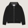 Sudadera con capucha y cremallera «Couture Seam» en tejido scuba