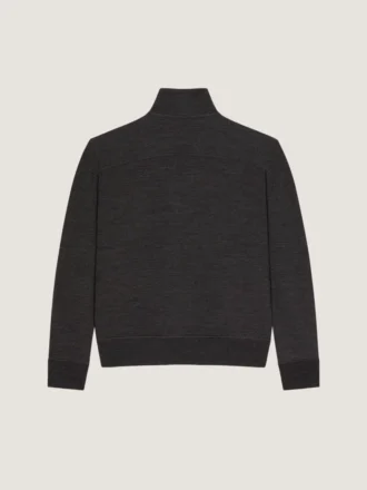 Sudadera con cremallera de lana con grosgrain de Givenchy Paris