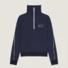 Sudadera con cremallera de lana con parche de Givenchy Paris Sudadera con cremallera de lana con parche de Givenchy Paris