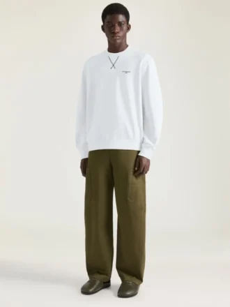 Sudadera de felpa con costuras de alta costura y el logotipo de Givenchy Paris