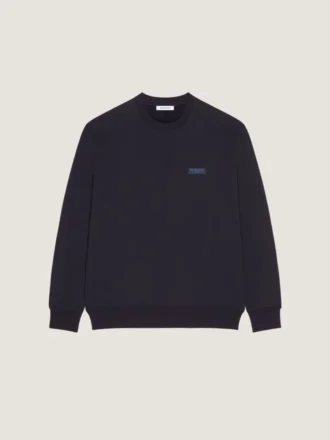 Sudadera de felpa con el logotipo de Givenchy Paris en grosgrain Sudadera de felpa con el logotipo de Givenchy Paris en grosgrain