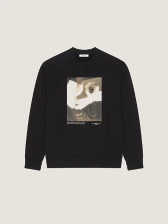 Sudadera de felpa con estampado surrealista Sudadera de felpa con estampado surrealista