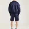 Sudadera de satén con bordado «Givenchy Paris»