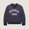 Sudadera de satén con bordado «Givenchy Paris»