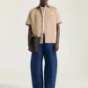 Mules acolchadas en piel napa