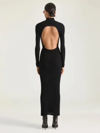Vestido de encaje floral