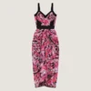 Vestido de jacquard floral Vestido de jacquard floral