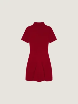 Vestido polo de lana y cachemira