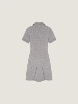 Vestido polo de lana y cachemira