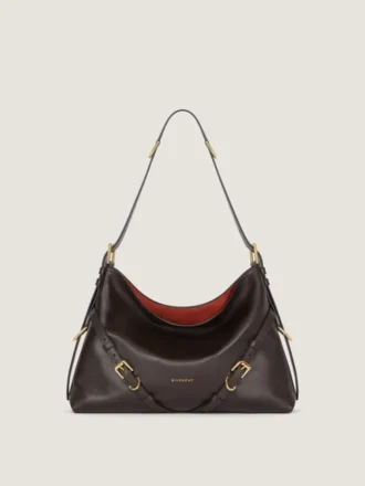 Voyou Bag mediano de piel brillante