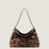 Voyou Bag mediano de piel con efecto potro y estampado de leopardo Voyou Bag mediano de piel con efecto potro y estampado de leopardo