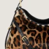 Voyou Bag mediano de piel con efecto potro y estampado de leopardo Voyou Bag mediano de piel con efecto potro y estampado de leopardo