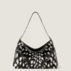 Voyou Bag mediano en piel con efecto potro y estampado animal Voyou Bag mediano en piel con efecto potro y estampado animal