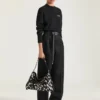Voyou Bag mediano en piel con efecto potro y estampado animal Voyou Bag mediano en piel con efecto potro y estampado animal