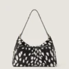 Voyou Bag mediano en piel con efecto potro y estampado animal Voyou Bag mediano en piel con efecto potro y estampado animal