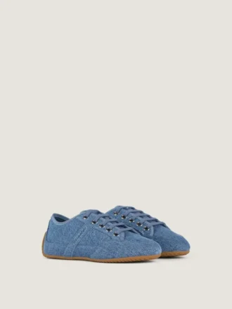 Zapatillas deportivas ajustadas de denim
