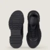 Zapatillas deportivas de piel acolchada brillante