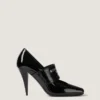 Zapatos de salón con cinta de Givenchy y corte cuadrado en charol Zapatos de salón con cinta de Givenchy y corte cuadrado en charol